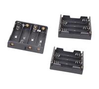 Ddujbtp Boîtier de batterie rechargeable 2 A - Bornes soudées - Boîtier d'alimentation pour appareils - Boîtier de batterie remplaçable pour haut-parleurs portables