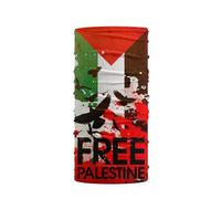 Ddujbtp Cache-cou coupe-vent pour le ski, cache-cou pour temps froid, bandana pour le visage de Palestine, Keffiyeh, Palestine 2, Taille unique