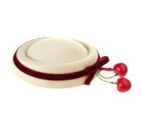 Ddujbtp Chapeau bibi avec nœud en forme de fruits avec pince à cheveux - Style français - Pour différentes coiffures - Pour femmes et filles - Accessoire de festival
