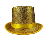 Ddujbtp Chapeau de magicien de couleur vive pour homme et femme avec ceinture pour adulte - Chapeau à plumes unique