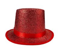 Ddujbtp Chapeau de magicien de couleur vive pour homme et femme avec ceinture pour adulte - Chapeau à plumes unique
