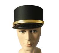 Ddujbtp Chapeau de serveur léger pour portier, hôtel, gardien de sécurité pour adolescents, carnavals, Noël, festival, spectacles, spectacles, soldat, chapeaux pour enfants, chapeaux de costume pour