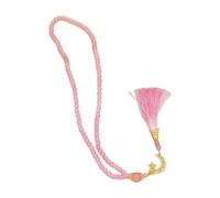 Ddujbtp Chapelet Tasbih exquis de 6 mm, parfait pour le hajj et les prières quotidiennes, chapelet fait à la main, cadeau de Pâques, accessoires de Jérusale pour la maison, taille unique, Comme décrit