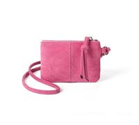 Ddujbtp Collier imprimé léopard pour femme - Porte-badge en cuir synthétique - Avec lanière souple et design compact, rose, Organiseur de sac