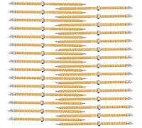 Ddujbtp Crayon fileté silencieux avec écrou coulissant pour soulager le stress de concentration, fournitures scolaires sensorielles en bois, outil d'écriture sensorielle, aide à l'étude pour les