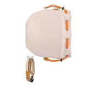 Ddujbtp Durability AntiScratch Camera Bag Design avec Séparateurs Amovibles Extérieur en Cuir Résistant aux intempéries pour Appareils Housse en Cuir, beige