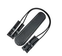 Ddujbtp Ensemble de bracelets modernes en cuir synthétique avec cordes réglables et plaque de base pour accessoires créatifs Motif vache vintage, Noir , One Size