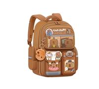 Ddujbtp Joli sac à dos Capybara Cartoon Spacieux et confortable Sac d'école décontracté pour l'école et les activités, 07Style, 1, Organiseur de sac