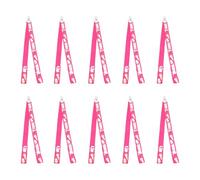 Ddujbtp Lot de 10 nœuds de joie, porte-pompons, sangle, équipement de rangement, support de pompon réglable pour adolescente et fille