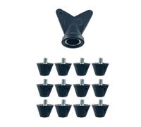 Ddujbtp Lot de 12 crampons de rechange pour chaussures de football pour adultes, enfants, garçons et filles