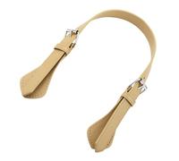 Ddujbtp Lot de 2 poignées de sac à coudre réglables en polyuréthane pour sacs à main et sac à bandoulière tendance, beige, Organiseur de sac