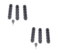 Ddujbtp Lot de 3 ailerons de surf pour améliorer la flexibilité et le contrôle de la queue centrale, accessoire pour planche de surf
