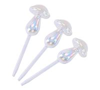 Ddujbtp Lot de 3 bulbes d'arrosage automatique en verre pour plantes en pot et champignons