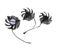 Ddujbtp Lot de 3 ventilateurs de refroidissement VGA TH8015S2H-PCC01 80 mm 12 V 0,45 A 4 broches pour carte graphique RTX3060Ti 3070 3070Ti 3080 3080Ti