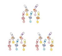 Ddujbtp Lot de 5 adorables chaînes en forme de nuage et d'étoiles pour enfants et filles - Accessoire de bijoux pour femmes et filles
