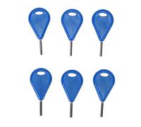 Ddujbtp Lot de 6 ailerons hexagonaux de remplacement pour planche de surf Longboards Accessoire de remplacement facile à utiliser