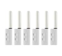 Ddujbtp Lot de 6 bâtons lumineux LED étanches pour canne à pêche de nuit