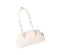 Ddujbtp Luxueux sac à bandoulière en polyuréthane tendance, sac à main décontracté sous les bras pour un usage quotidien et un événement de bal, blanc, Organiseur de sac