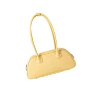 Ddujbtp Luxueux sac à bandoulière en polyuréthane tendance, sac à main décontracté sous les bras pour un usage quotidien et un événement de bal, jaune, Organiseur de sac