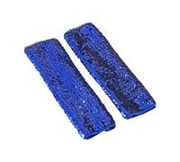 Ddujbtp Manchons de bras à paillettes scintillantes pour tenues de festival, pour divers événements et fêtes, bleu marine, taille unique