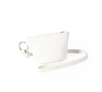 Ddujbtp Mini sac tour de cou de style coréen pour femme élégant en cuir synthétique pour le shopping ou les voyages, blanc, Organiseur de sac