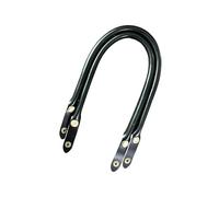 Ddujbtp Poignées de rechange réglables de 47 cm, sangle en polyuréthane avec boutons-pression sécurisés, multi-usages pour le travail, les trajets quotidiens, les sacs à main à bouton-pression