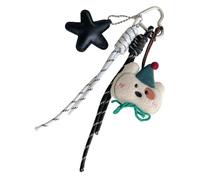 Ddujbtp Porte-clés ours en peluche de dessin animé pour femme, pendentif de sac, accessoire de voiture, sac cadeau, breloque, porte-clés décoratif, Style E., Organiseur de sac
