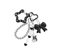 Ddujbtp Porte-clés tendance en acrylique avec breloque en forme de note de guitare, parfait pour les amateurs de musique, C