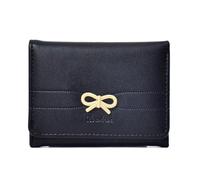 Ddujbtp Portefeuille pour femme avec porte-cartes - Petit porte-monnaie de style coréen - Portefeuille court en cuir synthétique pour voyage