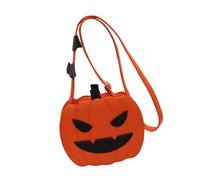 Ddujbtp Sac à bandoulière citrouille d'Halloween pour femme en cuir synthétique avec sangle réglable, Orange Rage, Organiseur de sac