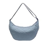 Ddujbtp Sac à bandoulière en nylon matelassé avec sangle réglable, sacoche légère et pratique pour une utilisation unisexe, bleu, Organiseur de sac