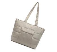 Ddujbtp Sac à bandoulière en nylon pour étudiants et navetteurs, sac à main léger et pratique avec grande capacité et plusieurs poches, beige, Organiseur de sac