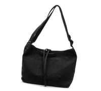 Ddujbtp Sac à bandoulière en toile pour femme - Grande capacité - Sac de courses - Sac d'école tendance pour tous les jours, Noir , Organiseur de sac