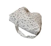 Ddujbtp Sac à bandoulière froncé avec cordon de serrage pour femme - Grande capacité - Sac à bandoulière en toile pour voyage, shopping, beige, Organiseur de sac