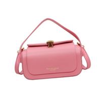 Ddujbtp Sac à bandoulière moderne pour femme en cuir style coréen avec grand espace de rangement, rose