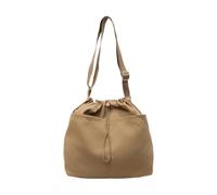 Ddujbtp Sac à bandoulière spacieux en nylon pour femme, sac à bandoulière léger avec cordon de serrage réglable pour le travail, l'école, l'extérieur, kaki, Organiseur de sac