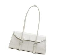 Ddujbtp Sac à bandoulière tendance en cuir PU pour les aisselles, sac à main pratique pour les femmes à la recherche de style et de fonctionnalité, ecru, Organiseur de sac