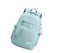 Ddujbtp Sac à dos d'école de grande capacité pour les étudiants juniors et seniors du secondaire, sac à dos esthétique, sac à dos en nylon, sac à livres avec sangle confortable, bleu, Organiseur de