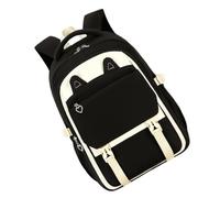 Ddujbtp Sac à dos pour ordinateur portable, grande capacité, sac d'école, sac à dos décontracté, sac à dos avec sangles réglables pour élève du primaire, Noir , Organiseur de sac