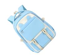 Ddujbtp Sac à dos pour ordinateur portable, grande capacité, sac d'école, sac à dos décontracté, sac à dos avec sangles réglables pour élève du primaire, bleu, Organiseur de sac