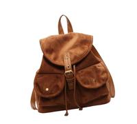 Ddujbtp Sac à dos vintage en cuir - Sac d'école décontracté - Pratique - Grand sac à dos décontracté pour un usage quotidien et les voyages, BN, Organiseur de sac