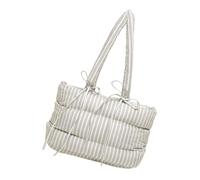 Ddujbtp Sac à main multifonctionnel en coton matelassé sous les bras pour femmes et filles, sac à main rembourré pour l'automne et l'hiver, sacs à bandoulière décontractés, kaki, Organiseur de sac