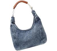 Ddujbtp Sac à main pour femme - Grande capacité - Sac à main assorti aux aisselles - Sac à bandoulière en jean - Sac de courses ou de rendez-vous galant pour tous les jours, bleu, Organiseur de sac