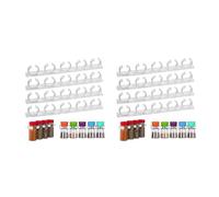 Ddujbtp Support mural pour rangement de cuisine - Support mural pour bouteilles - Crochets de porte d'armoire - Porte-bocaux - Outils de lit