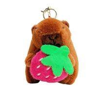 Ddujbtp Zen Capybara Porte-clés en peluche pour sac à main Décoration Accessoires symbolisant la paix et la chance pour le Nouvel An, 7Style, Organiseur de sac
