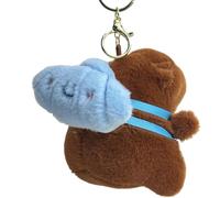 Ddujbtp Zen Capybara Porte-clés en peluche pour sac à main Décoration Accessoires symbolisant la paix et la chance pour le Nouvel An, 10Style, Organiseur de sac