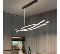 DDYY Suspension Luminaire LED Moderne Dimmable avec Télécommande Lustre Salle à Manger Salon LED Suspension Moderne Table à manger Suspendue Lampe pour bureau Cuisine Salle à Manger Lampe (L100CM)