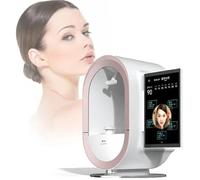 DDZJTPP Analyseur De Peau Facial IA Professionnel avec 12 Spectres D'imagerie 3D Et 30 Indicateurs 40 Millions De Pixels pour Un Diagnostic Haute Définition pour Instituts De Beauté Et Spas Pink