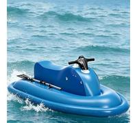 DDZJTPP Bateau Gonflable Électrique avec Moteur, Mini Jet Boat & Scooter sous Marin, 500/700W sans Balais, 3-9 km/h, Autonomie 40-130 Min, 2 Personnes Jet Ski pour Plage & l'océan 700W10AThruster