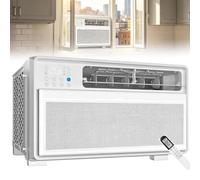 DDZJTPP Climatiseur de Fenêtre Intelligent avec Télécommande, Technologie Inverter, Thermostat Réglable, Écran Numérique pour Petite Maison, Studio et Appartement 9000BTU